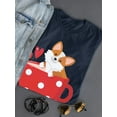 thumbnail image 3 of Cute Corgi In A Mug T-Shirt Women -Image by Shutterstock, Female 3X-Large, 3 of 4