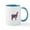 White/Blue Inside, variant on CafePress - Alpaca Mugs - 11 oz Ceramic Mug - Novelty Coffee Tea Cup