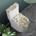 thumbnail image 2 of HELLHERO Hummingbird Rose Toilet Seat Lid Cover Elastic Bottom Toilet Seat Lid Cover Set & Pack of 2 for Toilet Stays in Place Elastic Edge, 2 of 7
