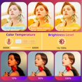 thumbnail image 3 of Torjim Rgb Fotografía Video Iluminación Estudio Luces Con Trípode Ajustable - Iluminación De 16 Colores Para Grabación De Video/Youtube/Tiktok/Transmisión En Vivo/Maquillaje/Vlogging, 3 of 6