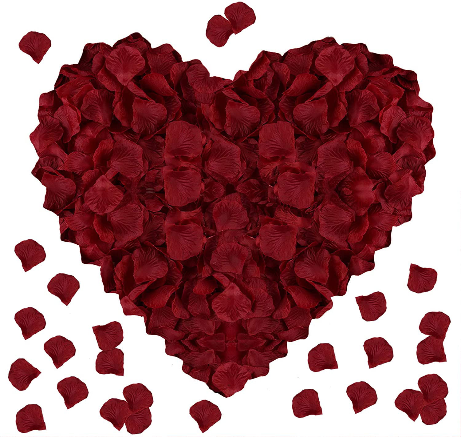 Silk Rose Petals Wedding Party Flower Valentine Honeymoon Bday Fake Rose Petal 