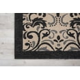 thumbnail image 5 of Nourison Caribbean Indoor/Outdoor Ivory/Charcoal 9'3" x 12'9" Area Rug, (9x13), 5 of 7