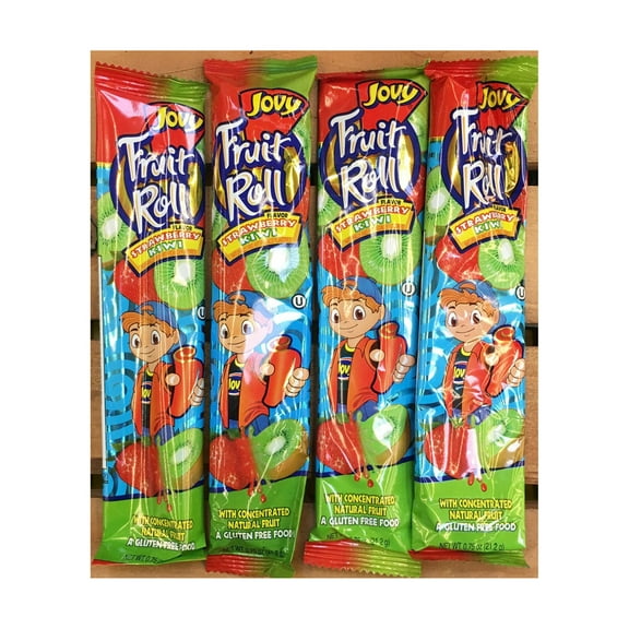 Fruit Roll, Strawberry, Kiwi (Pack of 20)