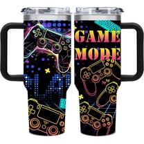 Gamer Gifts Gaming Gifts Gamer Gifts for Men Gamer Tumblers Gifts for Gamers Mens Gifts for Birthday Gaming Mugs Gaming Stuff Gamepad Game Lover Gifts for Boys Teen Gamer Cup 40oz
