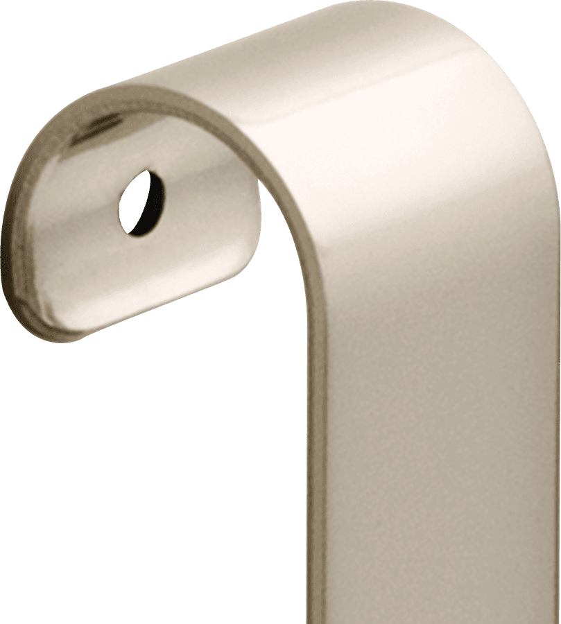 Better Homes & Gardens Safford Over the Towel Bar Rack with Hooks, Satin Nickel, 2 per pack