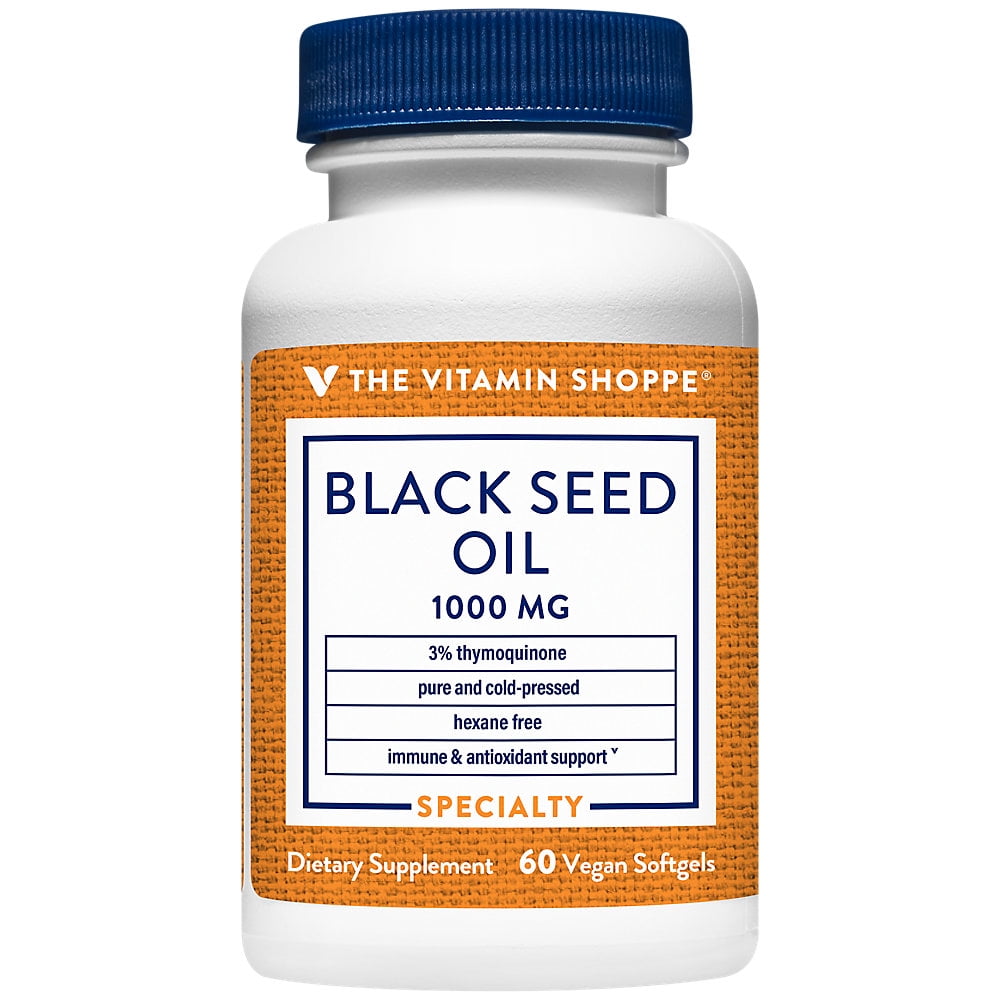 Black Seed Oil ? Pure & ColdPressed ? Immune Support with 3