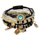 thumbnail image 1 of Cuentas hechas a mano Ojos de moda Pulsera de varias capas con temperamento de cuentas de arroz MFZFUKR BST2001050-2, 1 of 5
