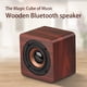 thumbnail image 5 of Altavoz Bluetooth, audio Bluetooth, estantería portátil, minialtavoz Bluetooth de madera, subwoofer, tarjeta estéreo, batería de litio incorporada, audio Bluetooth, 5 of 6