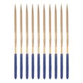 thumbnail image 1 of Unique Bargains 4mm x 160mm Titanium Coated Square Diamond Needle Files with TPU Handle 10 Pack, 1 of 6