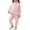 Pink, variant on Kids Tracksuits 2 Piece Sweatsuits Polar Fleece Zip Up Jackets and Jogger Pants Winter Warm Activewear Toddler Playwear