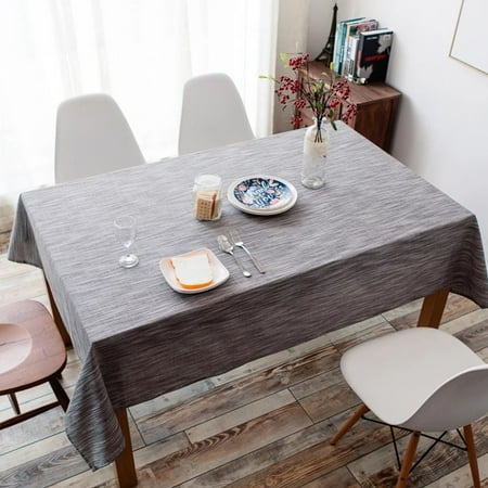

Cotton Linen Table Cloth for Kitchen Dining Room Party Tabletop Decoration