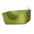 thumbnail image 4 of jinwen Cat Litter Box Anti Splashing Large Capacity with High Sides Cats Litter Pan Green, 4 of 9