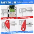 thumbnail image 4 of WUSI Portable Door Lock Hotel Door Locks, Durable Door Latch Lock for Additional Safety and Privacy, Perfect Defense Tools for Traveling Home Apartment, 4 of 8