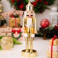 thumbnail image 2 of FVDPWYE Christmas Nutcracker Nutcracker Ornament Decorative Tradtional Party Favors Christmas Doll 11.61'' Tall for Centerpiece Party Hold Axe, 2 of 7