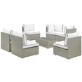 thumbnail image 2 of Modway Repose Outdoor Patio 7 Piece Sectional Set, Multiple Colors, 2 of 7
