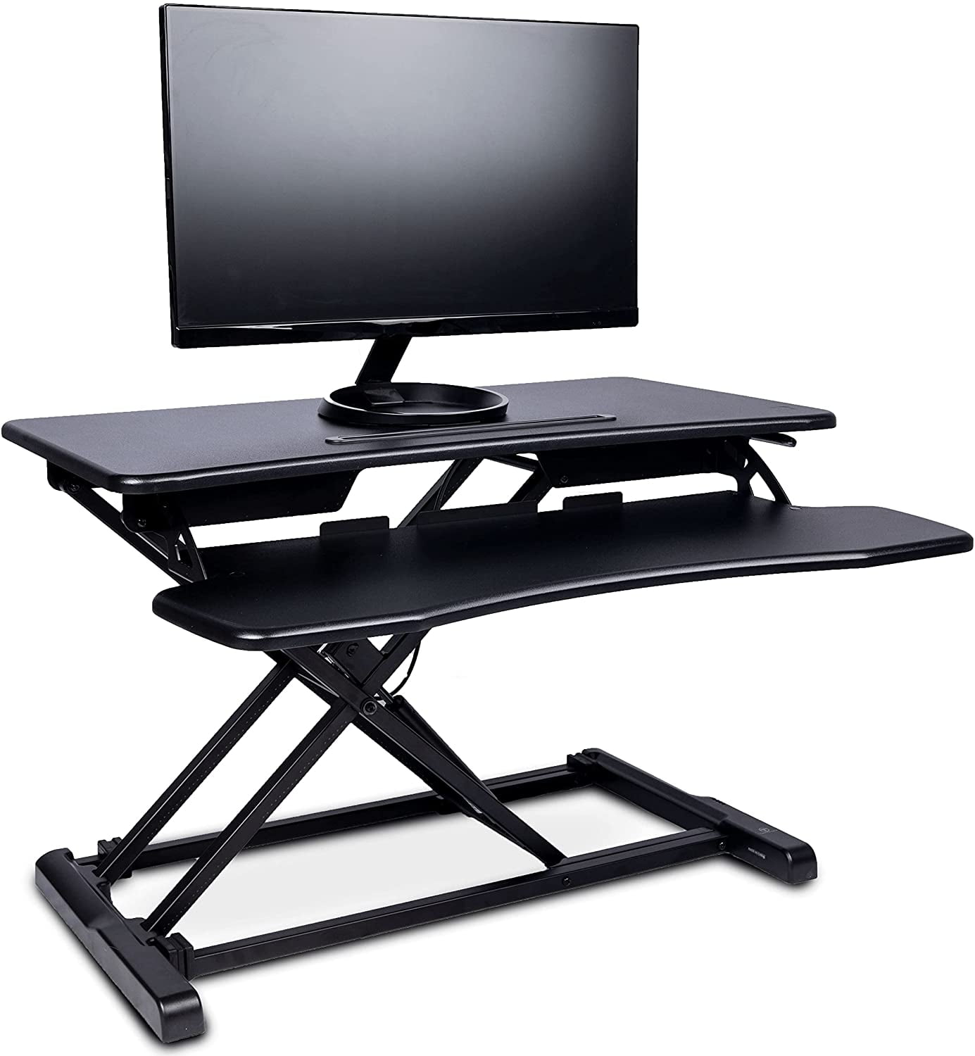Wood 32 FLEXISPOT Standing Converter Desk Size:27 |Color:White