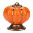 thumbnail image 4 of Pomos de calabaza de cerámica, tirador de estilo europeo para muebles de cajón de gabinete de habitación (naranja) VoborMX herramienta, 4 of 8