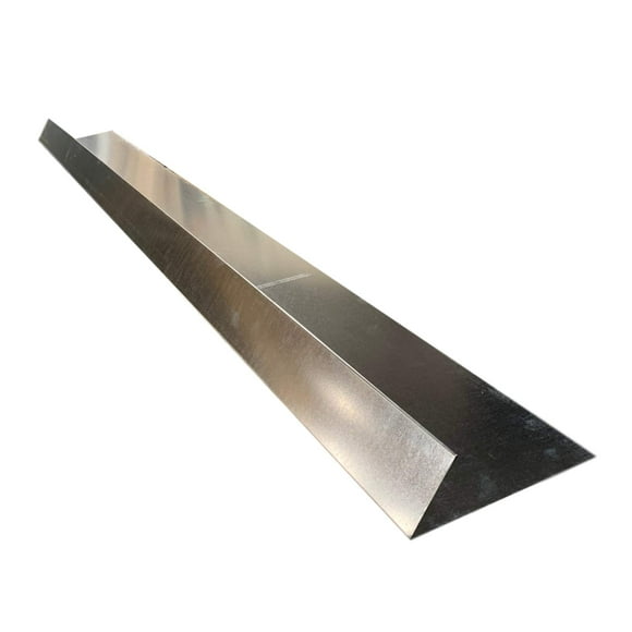 Eagle 1-26 Gauge 5 Foot Rain Diverter - Nails and Instructions Included (Mill Finish Aluminum, Copper, Galvanized, Stainless Steel & More) (4, Galvanized Steel)