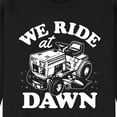 thumbnail image 3 of Instant Message - We Ride At Dawn - Men's Crew Neck Fleece Pullover, 3 of 6