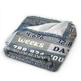 thumbnail image 2 of Wijzvio Happy 90th Birthday Gifts Throw Blanket Soft Fuzzy Fleece Blanket For Couch Bed Living Room Decoration 60"X50", 2 of 9