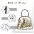 thumbnail image 4 of Balery Western Scenery With Old Wagon Bolsa de Almuerzo para Mujeres, Caja de Almuerzo, Bolsa de Almuerzo Pequeña Impermeable, Tote de Almuerzo Reutilizable con Gran Capacidad, 4 of 6