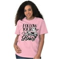 thumbnail image 3 of Biker Betty Boop Follow your Heart Women's Graphic T Shirt Tees Brisco Brands S, 3 of 5