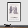 thumbnail image 3 of PixonSign Framed Canvas Print Wall Art Morandi Watercolor Geometric Polygon Landscape Classic Vintage Illustrations Fine Art Decorative Multicolor for Living Room, Bedroom, Office - 24"x36" BLACK, 3 of 5