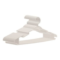 REGALWOVEN 20 Pack Plastic Non-Slip Hangers, Durable 360-degree Space Saving Clothes Hangers for Clothing, Closet, Blankets, Pants, or Shirts Khaki