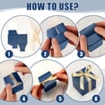 thumbnail image 3 of Favor Boxes Jutom, 100 unidades, tamaño pequeño, extra pequeño, color azul marino, 3 of 7