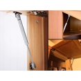 thumbnail image 2 of czcpp-1- Pack, 10 Inch 100N/22 LB Hydraulic Soft Open Gas Springs/Struts for Cabinets, Furniture, and RV Platforms \u2013 Lift/Lid Stay Support Hinges with Brackets and Screws (Silver, 1 Piece), 2 of 4
