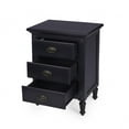 thumbnail image 7 of Mahogany Black 3 Drawer Nightstand, 7 of 7