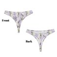 thumbnail image 3 of Fotbe Lavender Flowers Tanga Sin Costuras para Mujer con Estampado – Panties Invisibles, Transpirables y Cómodos para Uso Diario-Small, 3 of 6