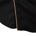 thumbnail image 4 of Playeras Y Camisas Para Hombre Camisa de color sólido informal de negocios a la moda para hombres con mangas largas (Black, S), 4 of 6