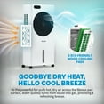 thumbnail image 3 of Newair Evaporative Air Cooler and Portable Cooling Fan, Honeycomb Pad Cooling, 1600 CFM, 3 of 13