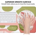 thumbnail image 4 of Mouse pad with wrist rest, large size, ergonomic gaming desk mat, keyboard and wrist rest set, 4-in-1 desktop mat and keyboard pad, suitable for home and office., 4 of 8