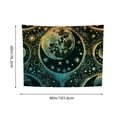 thumbnail image 3 of FCXZI Home Wall Tapestry Art Stars Moon Space Print 4 Sizes 40*30in, 3 of 6