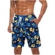 thumbnail image 1 of Pantalones Cortos Casuales para Hombre Imprimir con Bolsillos Pantalones de Playa de Cintura Elástica, Pantalones Cortos de Cintura Elástica para Hombre, 1 of 9