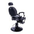thumbnail image 3 of Sillón Barbería Clásico Vanlig Bergamo Hongzi Negro Mate, 3 of 5