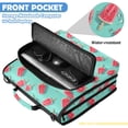 thumbnail image 6 of Zipper Binder with Shoulder Strap 2 inch 3 Ring Waterproof File Folder Organizer Bag 500 Sheet Watermelon Popsicle Pattern, 6 of 8