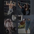 thumbnail image 5 of 1 Pair Wrist Wraps with Fastener Tape Thumb Loop Design Weightlifting Powerlifting Wrist Support Straps, 5 of 5