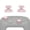 Cherry Blossoms Pink, variant on eXtremeRate Replacement 3D Joystick for Nintendo Switch 2 Pro Controller, Left Right Analog Stick Thumbsticks with Screwdriver Tools, Multi-Colors Options - Clear Altomic Purple