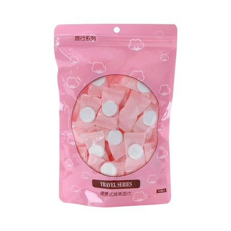 Smilepp 50pcs/bag Compressed Towels Cotton Portable Portable Face Towel
