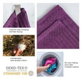 thumbnail image 4 of BNM Ribbed Heavyweight Cotton Bath Towel Set of 4, Plum, 4 of 9