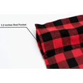 thumbnail image 3 of Paquete de 130 * 40 cm2 Cenefas de ventana a cuadros a cuadros de búfalo Diseño de granja rojo y negro Tratamiento de ventanas Decoración Cortinas Cenefas de bolsillo para barra para cocina / livi Rojo Verde Cocina, Decoración y Otros, 3 of 5