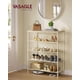 thumbnail image 2 of Zapatero VASAGLE ULBS036K01, 5 niveles, 30 x 75 x 91 cm, color beige, 2 of 6