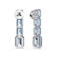 thumbnail image 4 of Pendientes Swarovski Millenia Drop Octagon Azul Rodiado, 4 of 5