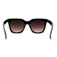 thumbnail image 3 of Womens Studious Hipster Thick Horn Rim Sunglasses Black Tortoise Brown, 3 of 4