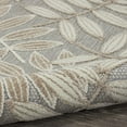 thumbnail image 5 of 7â€™ x 10â€™ Natural Leaves Indoor Outdoor Area Rug, 5 of 6