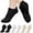 Black/White/Beige, variant on Pilates Grip Socks Women: 6 Pairs Non Slip Socks for Hospital Dance Ballet Yoga Trampoline E205