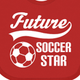 thumbnail image 4 of Inktastic Future Soccer Star Ball Sports Boys or Girls Baby Bib, 4 of 4
